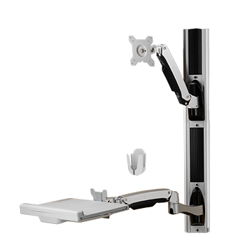 W8812- WALL MOUNT SYSTEM, Keyboard & Monitor Mount